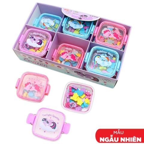 HỘP NHIỀU GÔM MINI MY LITTLE PONY 3513 H/12 (THNK071)