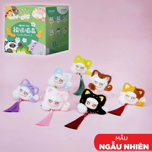 PLUSH TOY BLINDBOX NHỒI BÔNG LUCKY MEOW CUTE FACE CX-2412 (VTA)