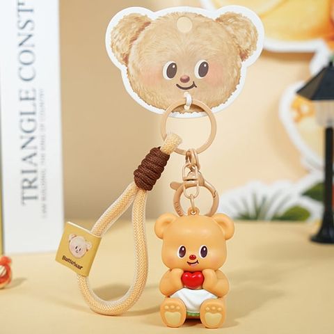 BUTTER BEAR MÓC KHÓA & TIM NHỎ YZ0674-01 (VTA)