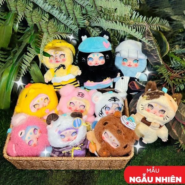 PLUSH TOY BLINDBOX MÓC KHOÁ NHỒI BÔNG XIRA SZB24-036 (VTA)