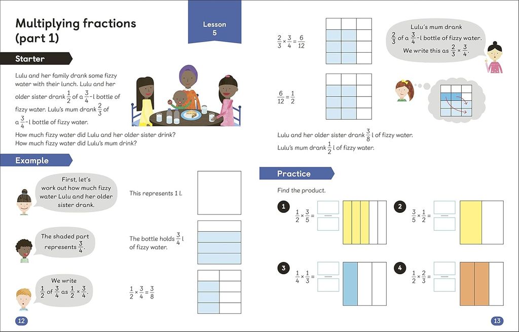 MATHS - NO PROBLEM! AGES 10 -11: FRACTIONS, DECIMALS, PERCENTAGE AND RATIO_DK 1125