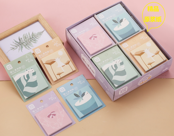 Giấy Note Vuông 3*3Cm 60 Tờ