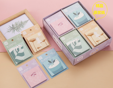 Giấy Note Vuông 3*3Cm 60 Tờ