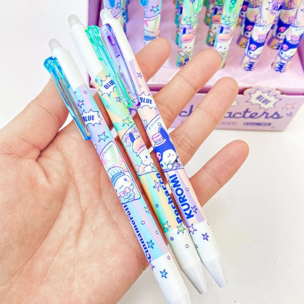 Sanrio -Guangbo - Viết Gel Xóa Được GUBKT82099-36 Mực Xanh 0.5MM - GIAO HÌNH NGẪU NHIÊN