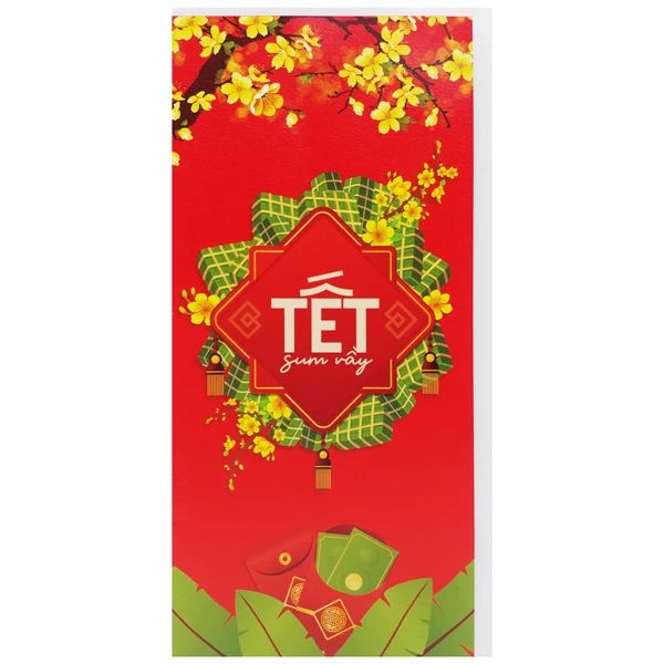 Thiệp In Tết (9*19) (Qc G.Long) - Giao Ngẫu Nhiên