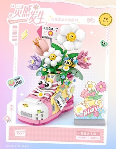 Đồ Chơi Lắp Ráp Giày Thể Thao Hoa 1040Pcs 1350 (Thnk088)