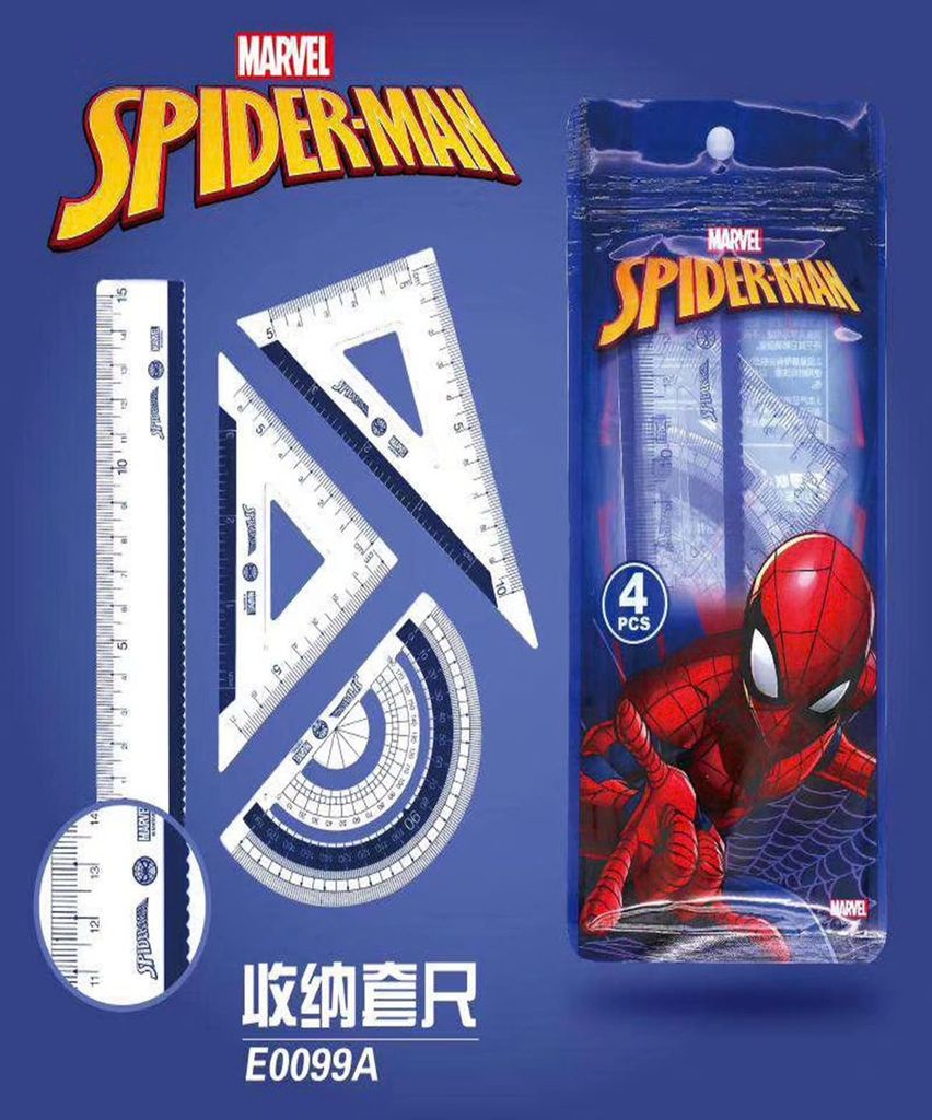 BỘ 4 THƯỚC SPIDERMEN