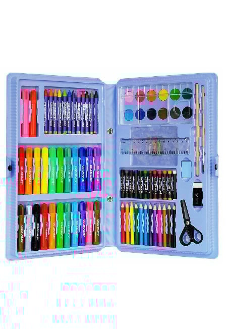 Bộ Màu Vẽ Đa Năng Hộp Nhựa P 90 CM-90PLS