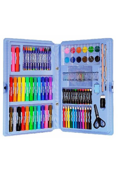 Bộ Màu Vẽ Đa Năng Hộp Nhựa P 90 CM-90PLS