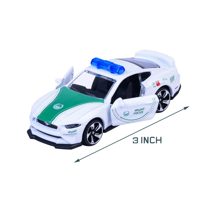 Majorette - Đồ Chơi Xe Mô Hình Dubai Police Ford Mustang GT 8503100001A47