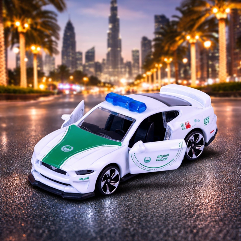 Majorette - Đồ Chơi Xe Mô Hình Dubai Police Ford Mustang GT 8503100001A47