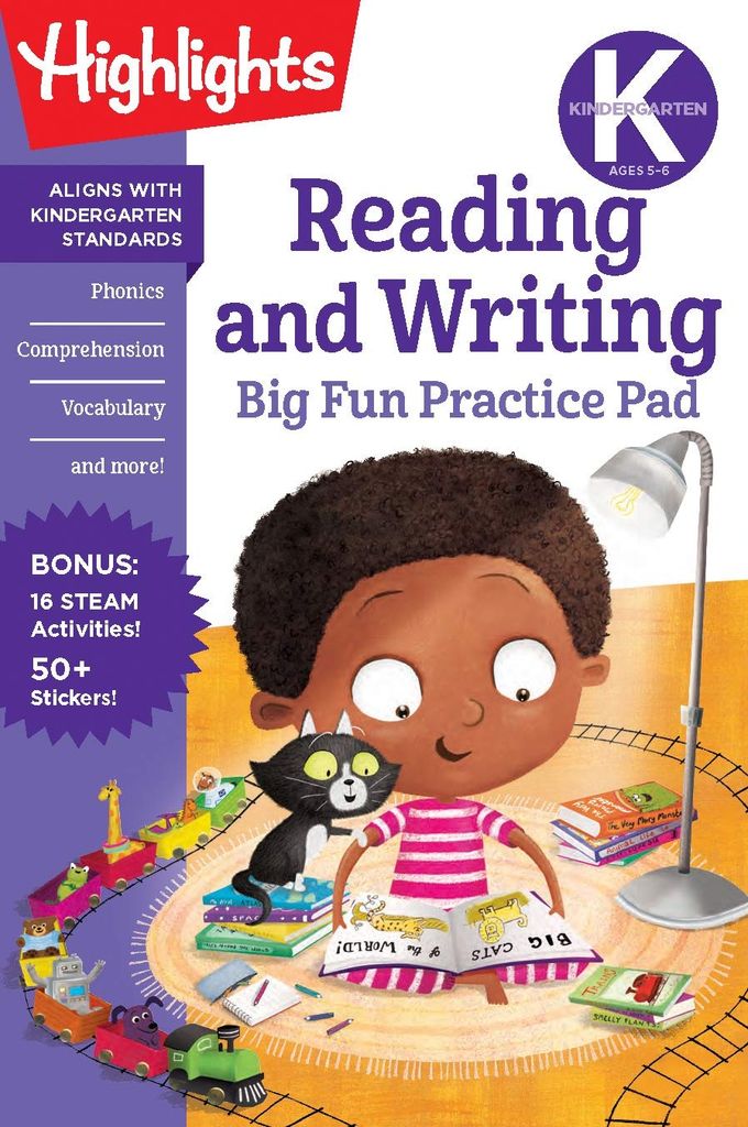 Kindergarten Reading And Writing Big Fun Practice Pad