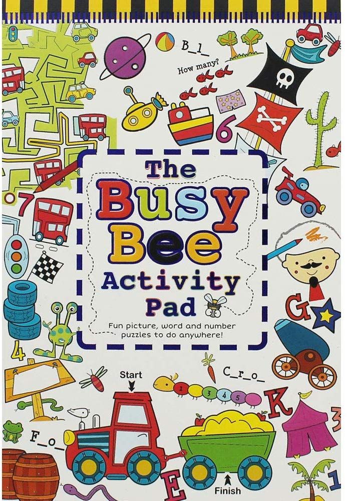 The Busy Bee Activity Pad - Boys
