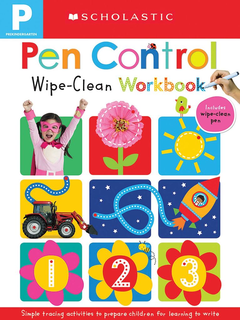 Wipe-Clean Workbook: Pen Control