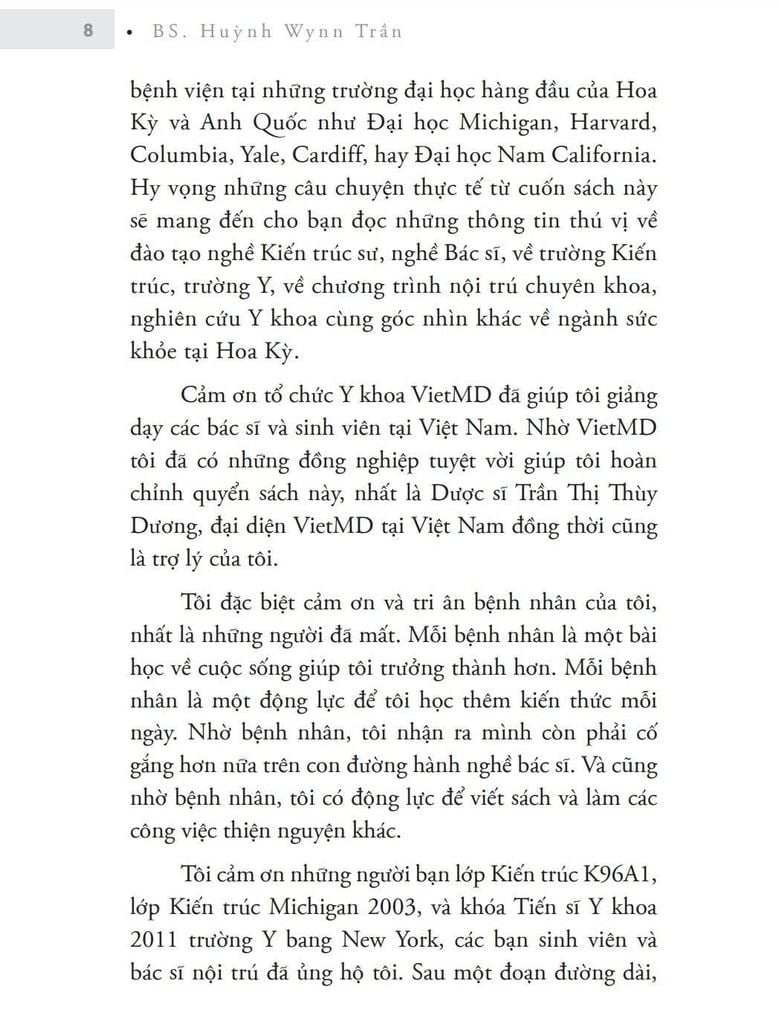 TỪ KIẾN TRÚC SƯ TRỞ THÀNH BÁC SĨ TẠI HOA KỲ