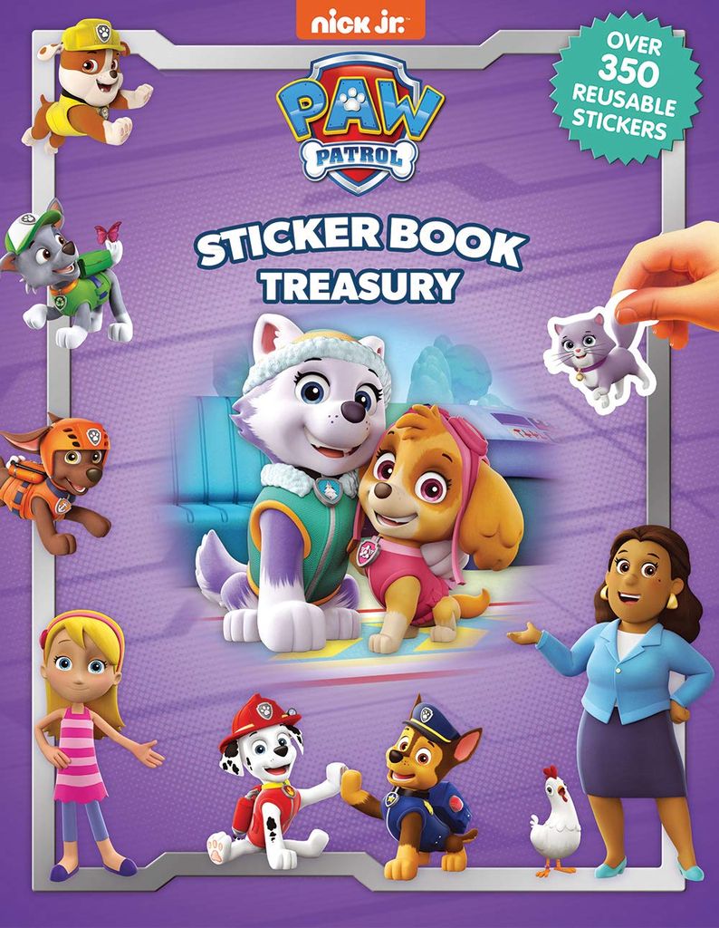 Nick Paw Patrol Girls Sticker Book Treasury