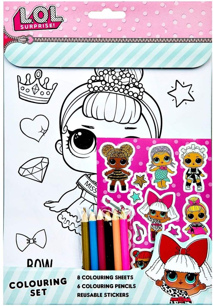 LOL Surprise Colouring Set