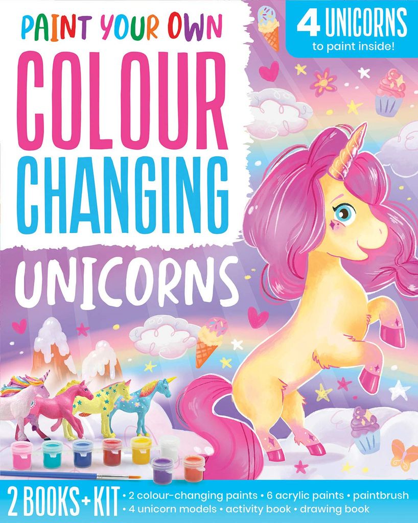 Paint Your Own Colour Changing: Unicorns