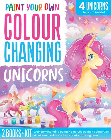 Paint Your Own Colour Changing: Unicorns