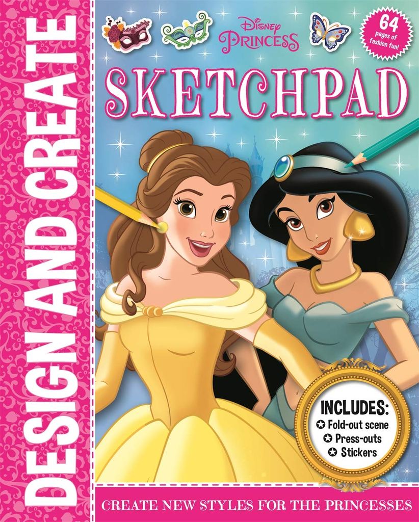 Disney Princess: Design and Create Sketchpad