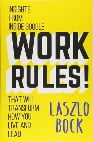 Work Rules! Insights From Inside Google That Will Transform How You Live And Lead