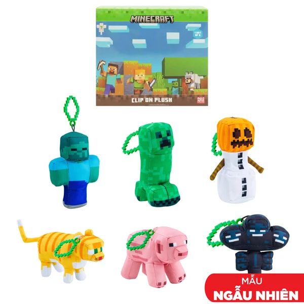 MINECRAFT PMI MÓC KHÓA THÚ BÔNG MC7005 (VTA)