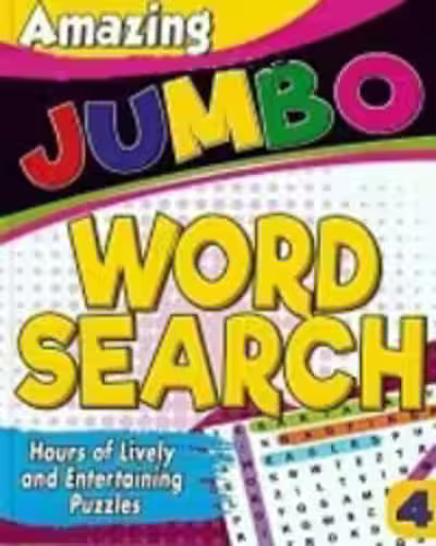 Amazing Jumbo Word Search 4