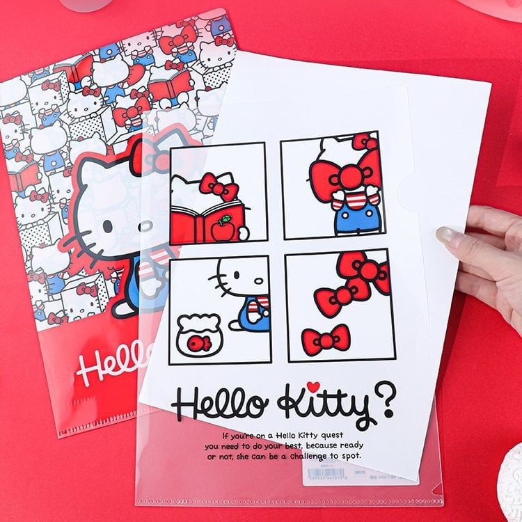 Hello Kitty - File Tài Liệu Gubkt83194 Kt A4 Chữ L (12C/L)