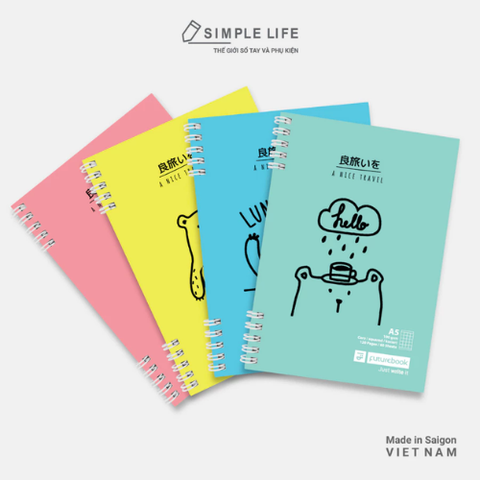Sổ Lò Xo A5 A Nice Travel 120 trang 100gsm Futurebook