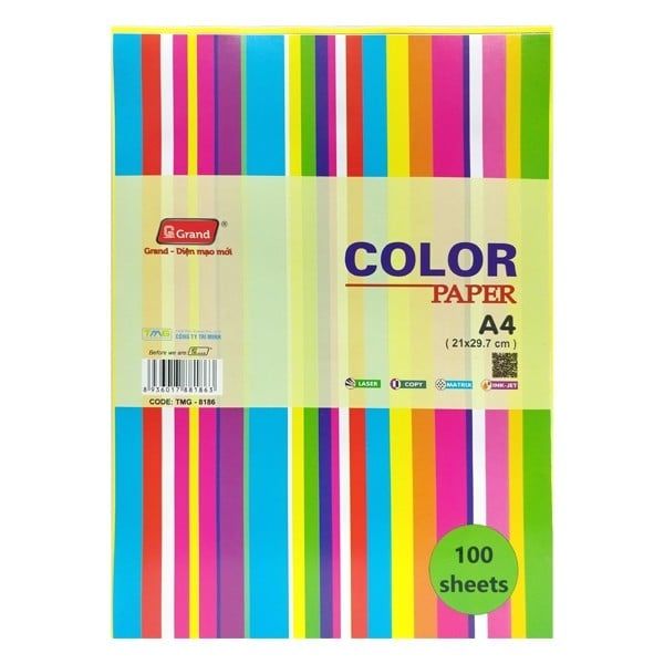 Giấy In  Grand  5 Màu Cao Cấp