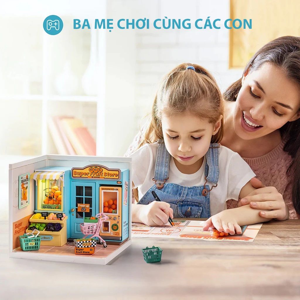 ROBOTIME LẮP RÁP CỬA HÀNG TRÁI CÂY DW003 (THKG0084)