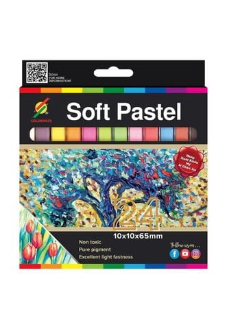 Hộp Giấy 24 Cây Soft Pastel