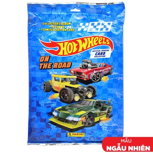 PANINI BỘ THẺ HÌNH KHỞI ĐẦU HOT WHEELS (VTA)