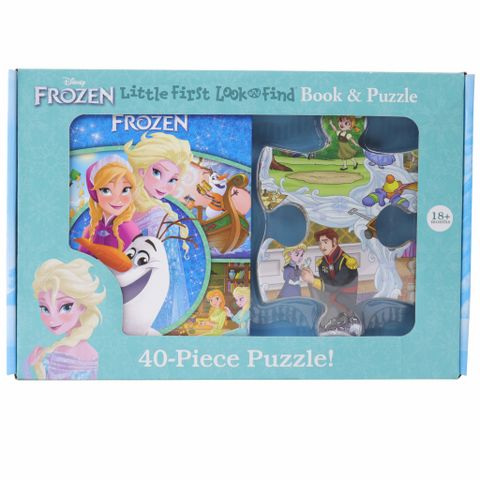 Disney Frozen: Little First Look And Find Book & Puzzle