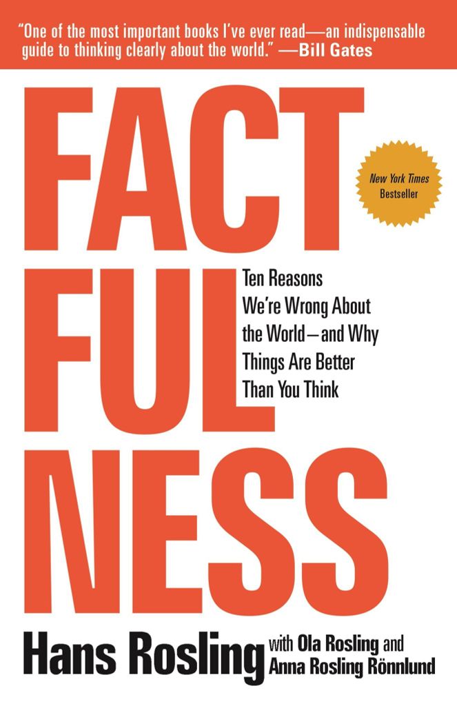 Factfulness: Ten Reasons We're Wrong About The World - And Why Things Are Better Than You Think