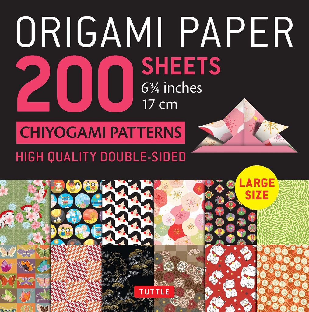Origami Paper 200 Sheets Chiyogami