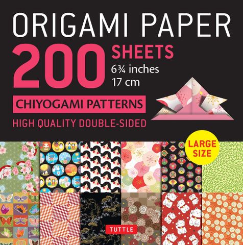 Origami Paper 200 Sheets Chiyogami