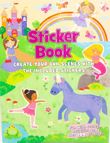 Sticker Book Girl Create Your Own Scenes With The Included Sticker