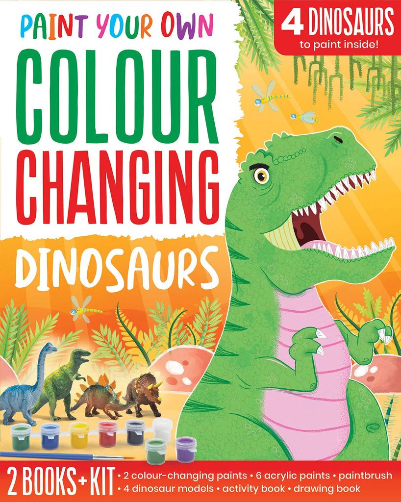 Paint Your Own Colour Changing: Dinosaurs