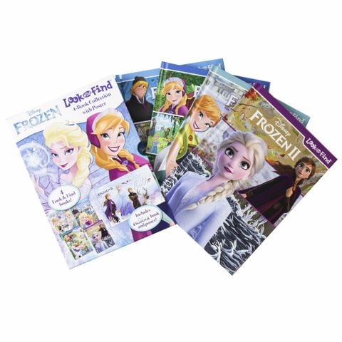 Disney Frozen: 4-Book Collection With Poster
