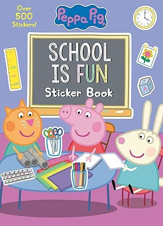 Peppa Pig: School Is Fun Sticker Book