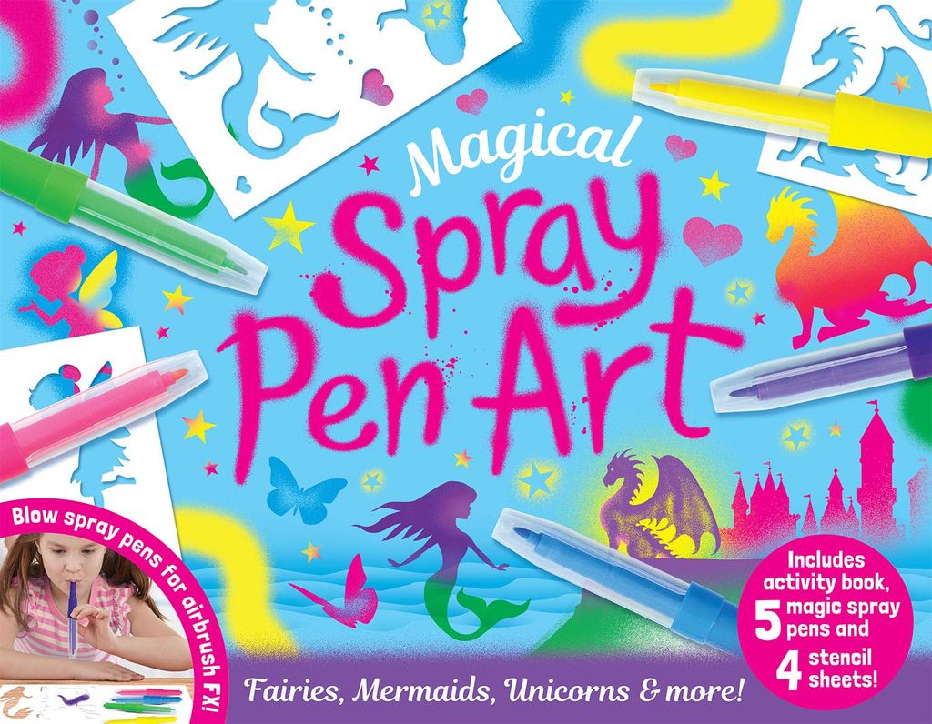 Magical Spray Pen Art