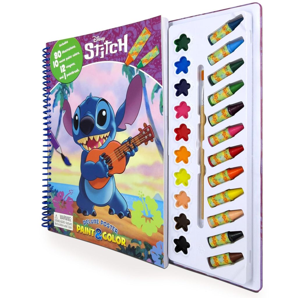 Disney Stitch Deluxe Poster Paint & Color_Phidal 0126