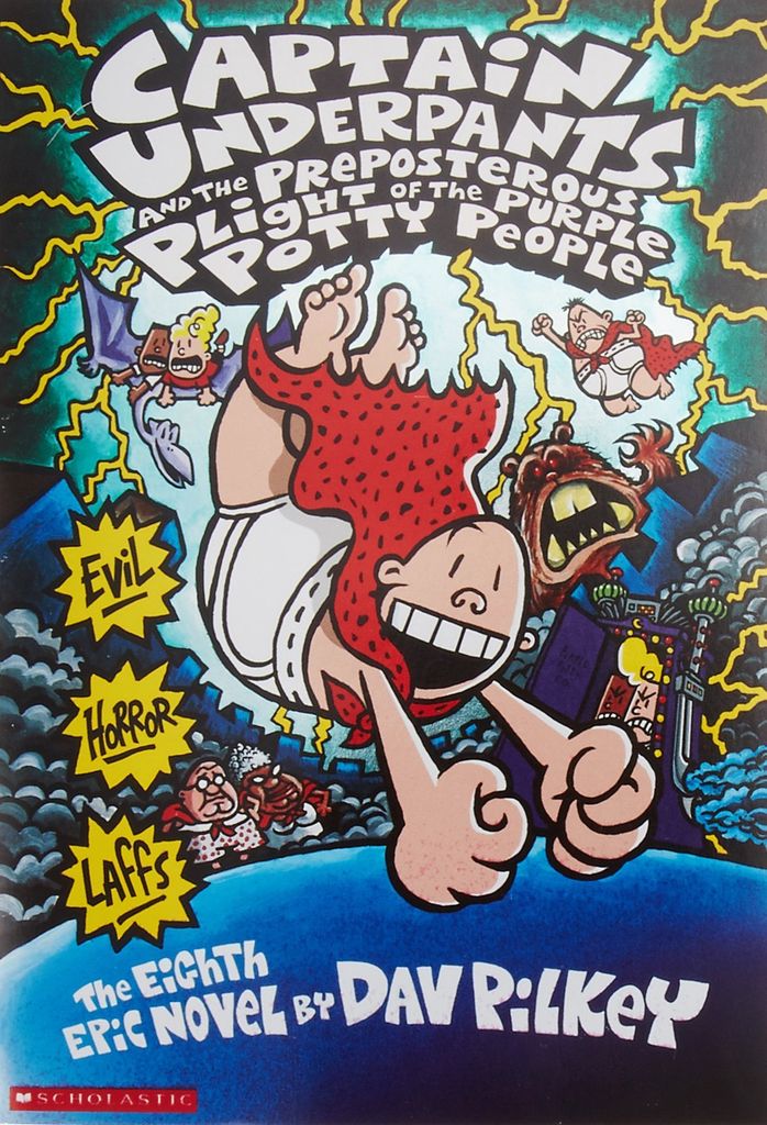 Captain Underpants #8: Captain Underpants And The Preposterous Plight Of The Purple Potty People