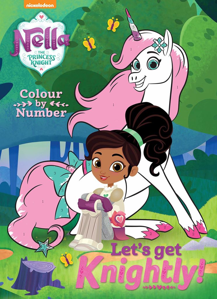 Nella the Princess Knight Let's Get Knightly! Colour by Number