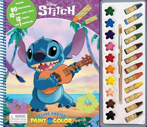 Disney Stitch Deluxe Poster Paint & Color_Phidal 0126