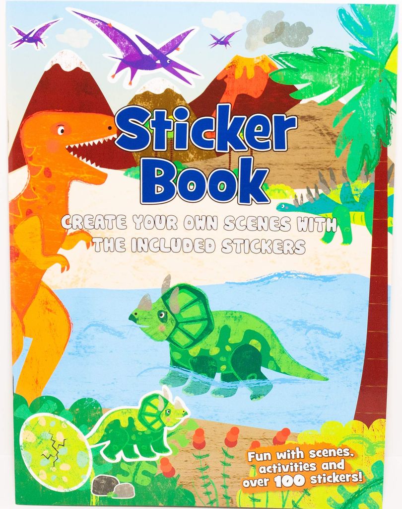Sticker Book Dinosaur Create Your Own Scenes With The Included Sticker