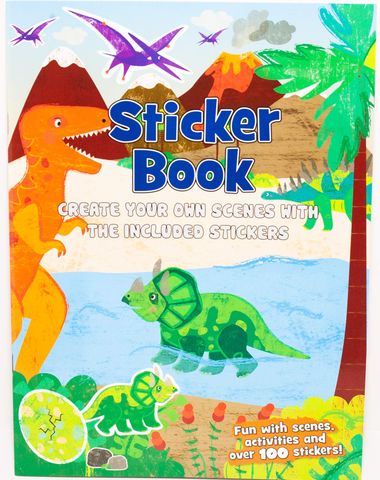 Sticker Book Dinosaur Create Your Own Scenes With The Included Sticker