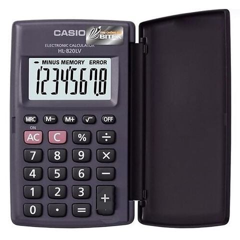 Máy Tính Casio  Hl820Lv- Bk (4014-Bt)