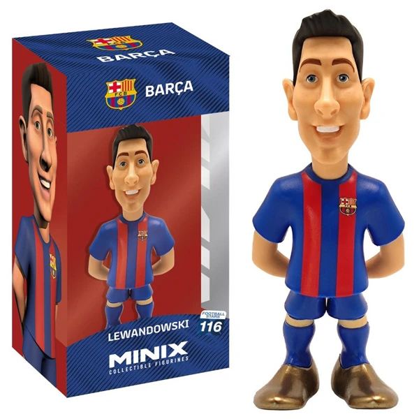 MINIX MÔ HÌNH SIÊU SAO CẦU THỦ LEWANDOWSKI - FC BARCELONA (VTA)